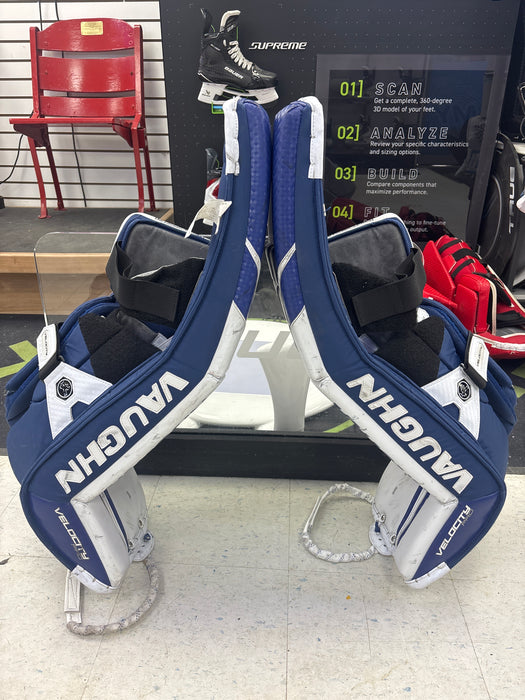 Used Vaughn V10 Goal Leg Pads Senior Size 34+2