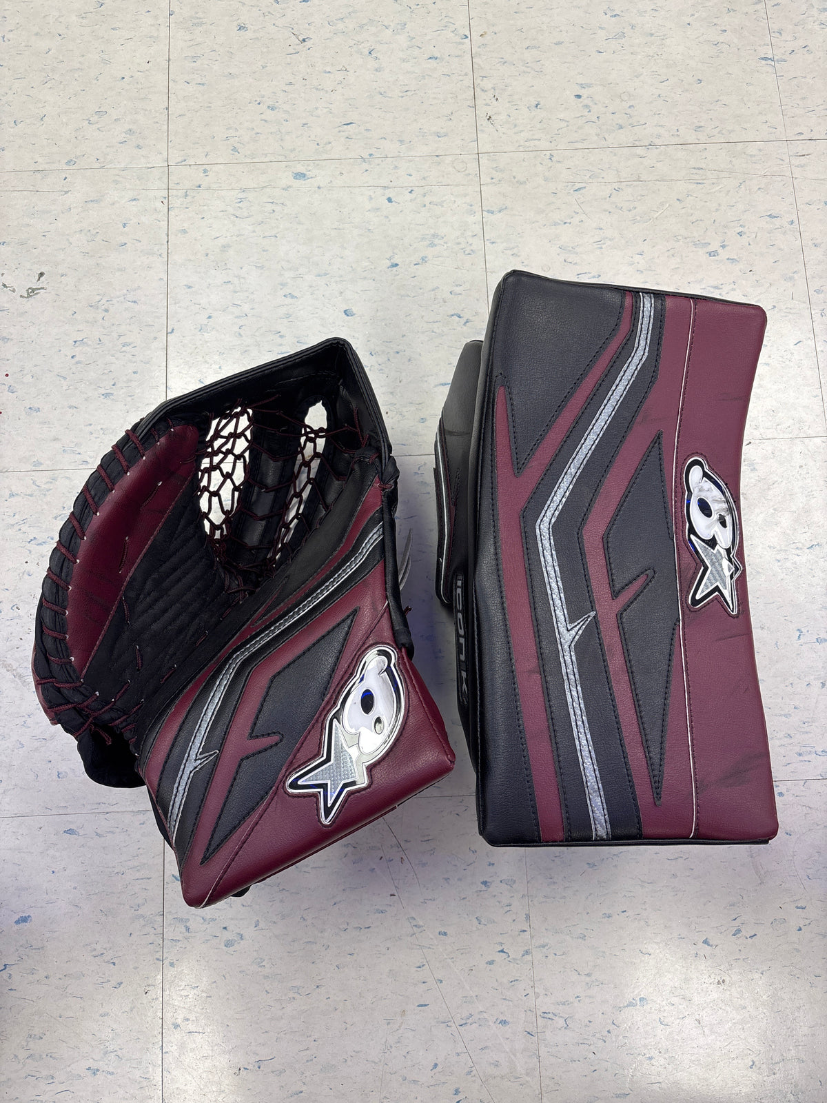 Demo Brian’s Iconik Senior Full Right Catcher and Blocker Set — Crow's ...
