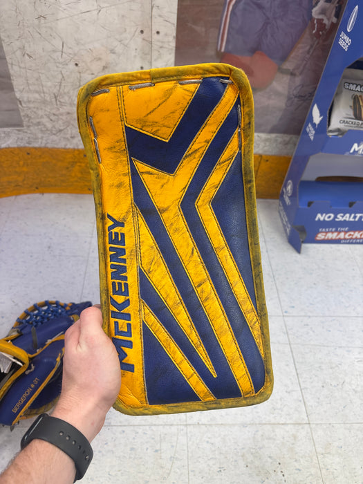 Used McKenney XPG1 Junior Pro Catcher and Blocker Set