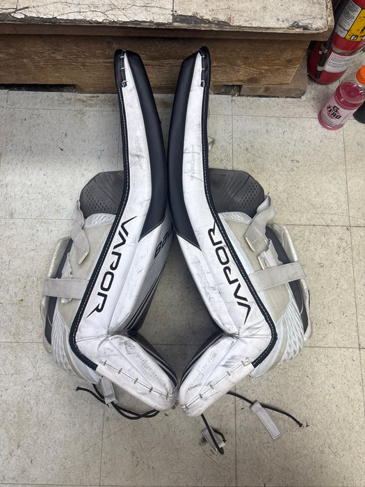 Used Bauer Vapor 2x Goalie Leg Pads Size Intermediate Medium