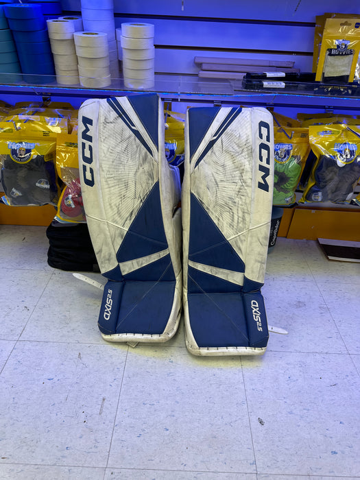 Used CCM Axis 2.5 26+1 Goalie Leg Pad