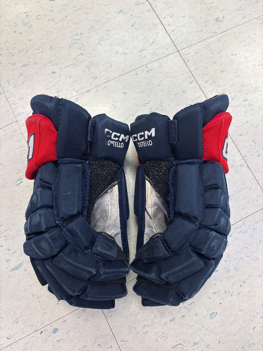 Used CCM HGJSCHL 15” Oshawa Generals ‘COSTELLO’ Pro Stock Gloves