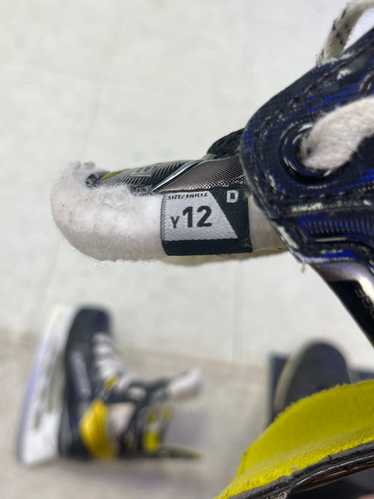 Used Bauer Supreme 3S Size 12 Youth Skates