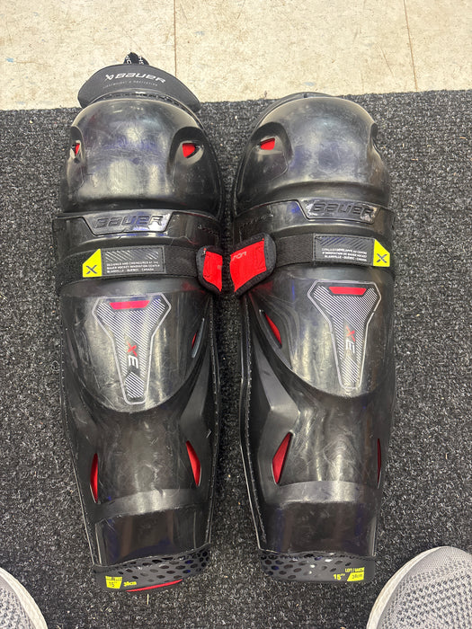 Used Bauer Vapor 3x Senior 15” Shin Guards