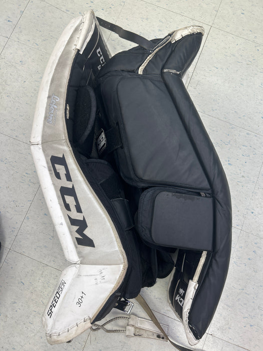 Used CCM Premier 2.5 Junior Goal Pads