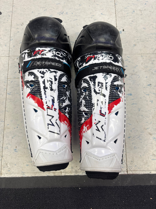 Used CCM JetSpeed FT680 11” Shin Guards