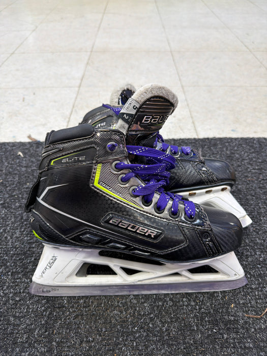 Used Bauer Elite Size 5.0 Fit 2 Goal Skates