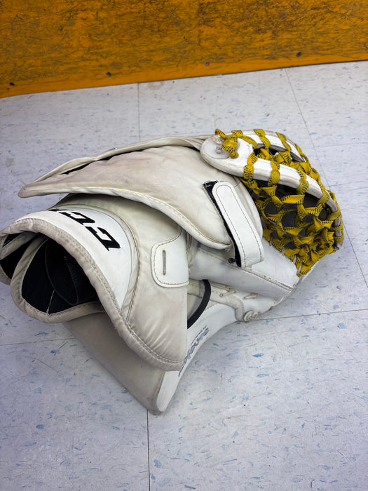 Used CCM Premier 2 Pro Senior Catcher and Blocker Set