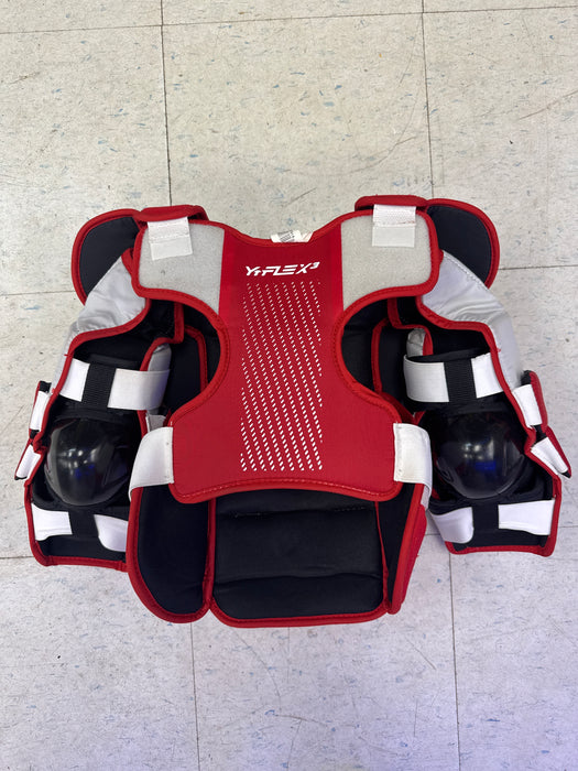 Used CCM YTFlex3 Youth L-XL Goalie Chest Protector