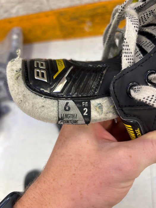 Used Bauer Supreme M4 Size 6.0 Fit 2 Skates