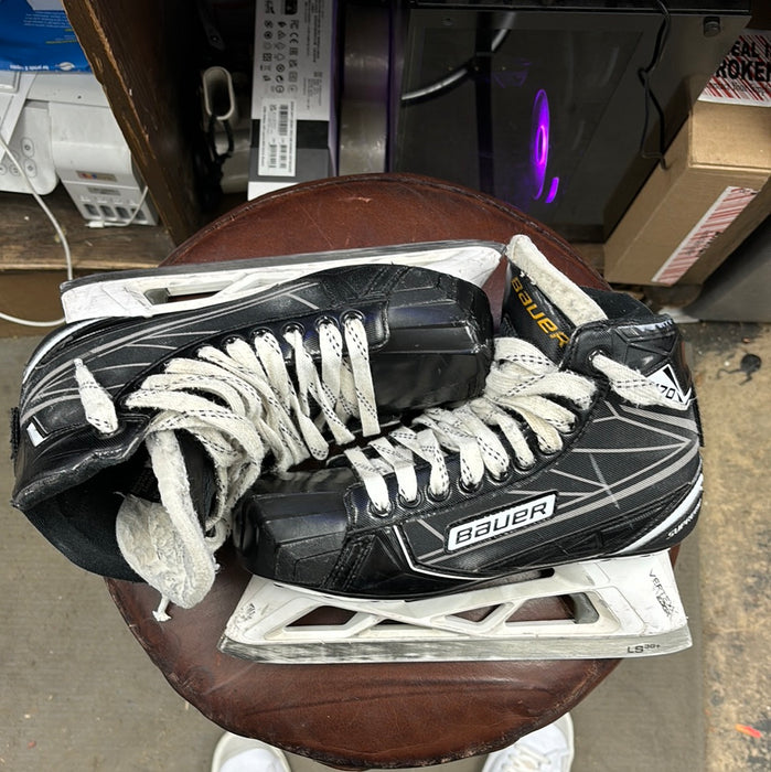 Used Bauer Supreme s170 Size 7.0 Senior Goal Skates