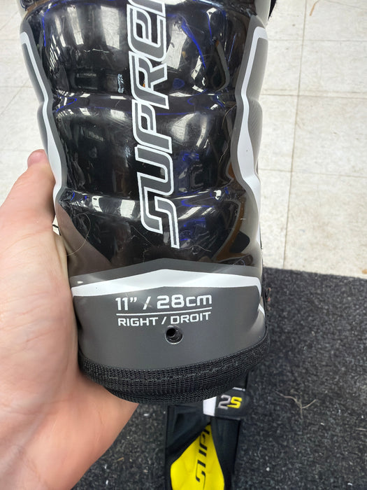 Used Bauer Supreme 2s 11” Junior Shin Guard