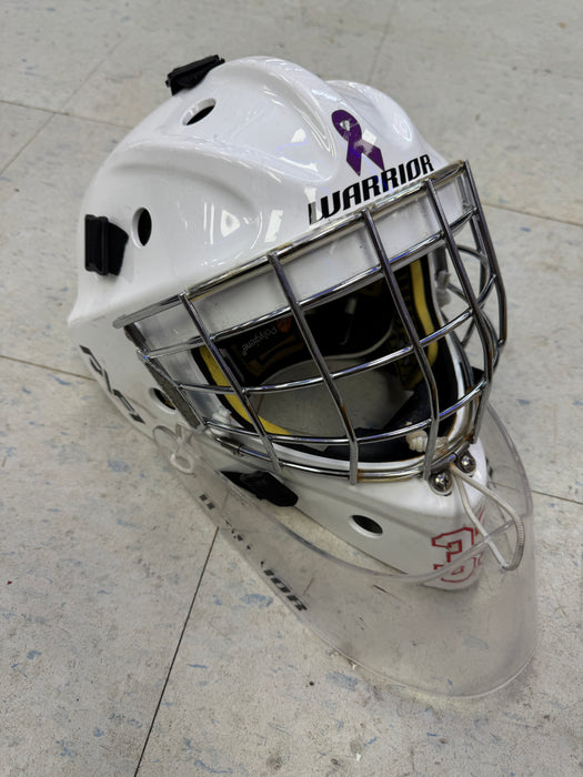 Used Warrior F1 E Senior Goal Mask