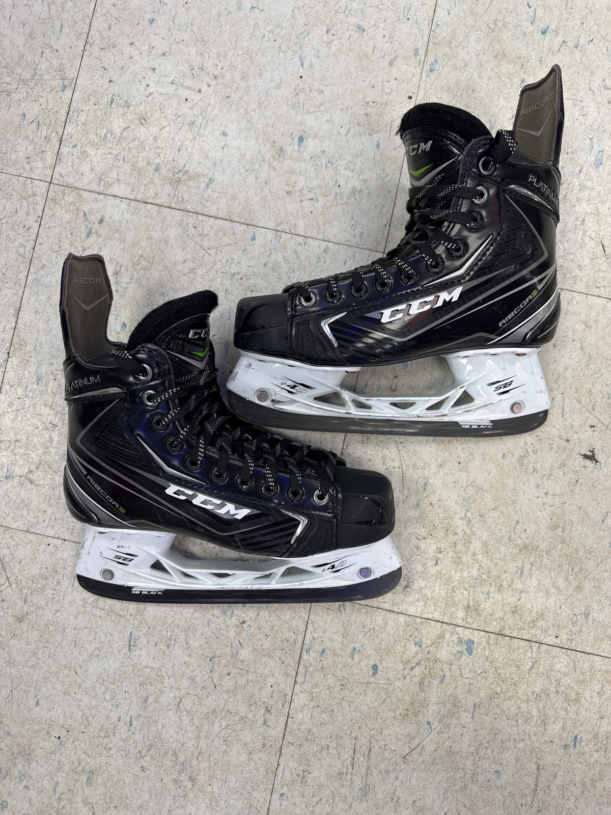 Used CCM Ribcore Platinum 5D Player Skates — Crow's Sports Hockey