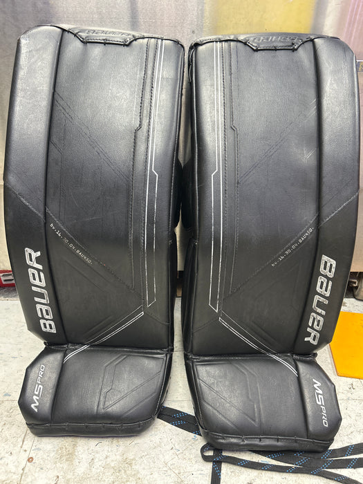 Used Bauer Supreme M5 Pro Goal Pads Intermediate X-Small