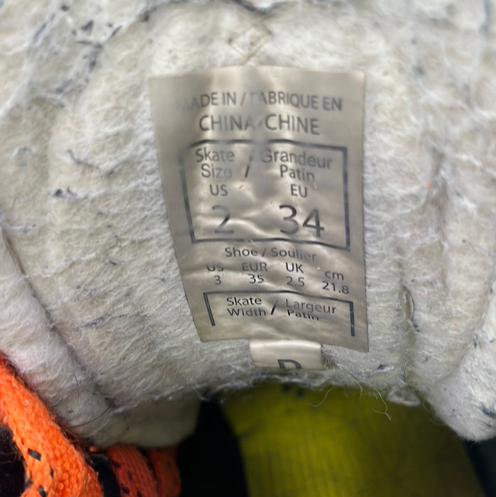 Used CCM Tacks 9060 Size 2 Goal Skates