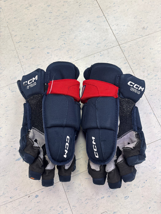 Used CCM HGJSCHL 15” Oshawa Generals ‘COSTELLO’ Pro Stock Gloves