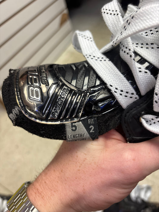 Used Bauer Supreme Mach Size 5.0 Fit 2 Skates
