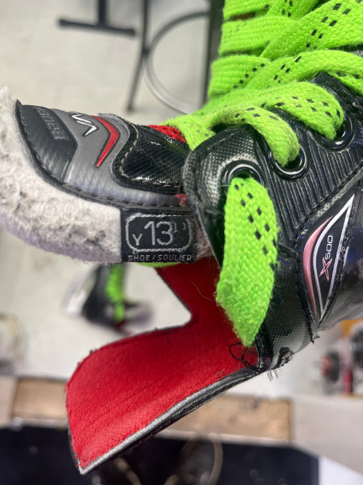 Used Bauer Vapor X500 Size 13 Youth Skates