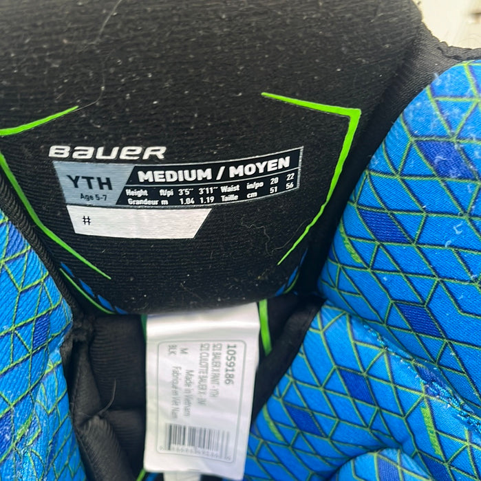 Used Bauer X Youth Medium Player Pants
