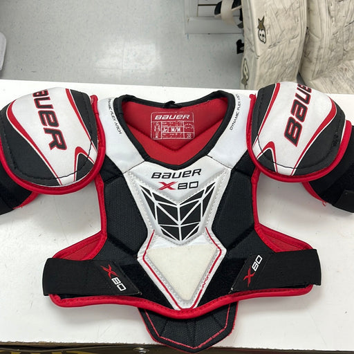 Used Bauer X80 Junior Medium Shoulder Pads