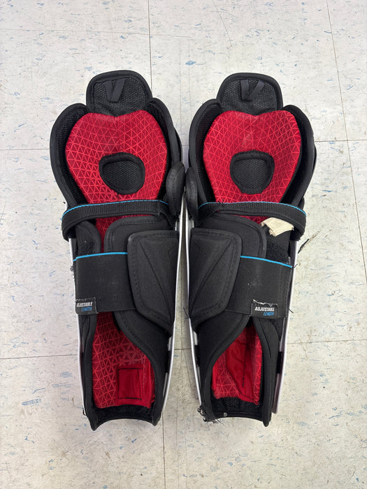 Used CCM JetSpeed FT680 13” Junior Shin Guards