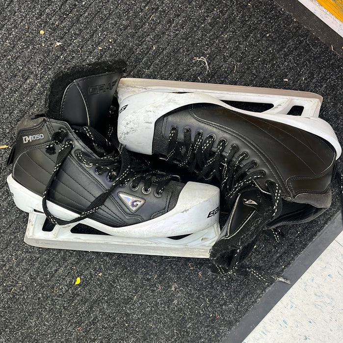 Used Graf DM1050 Size 8.5 Goal Skates