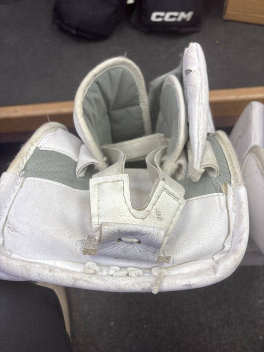 Used Bauer GSX Goalie Leg Pads Size Junior Small 26+1
