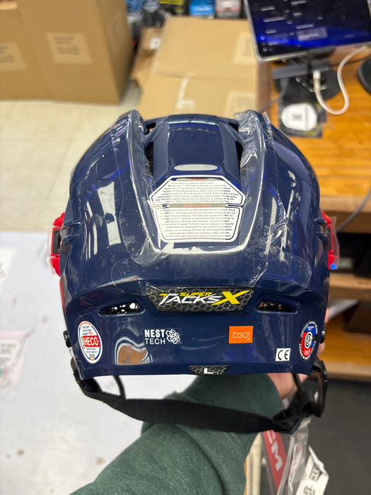 CCM Tacks X Senior Oshawa Generals Pro Stock Helmet