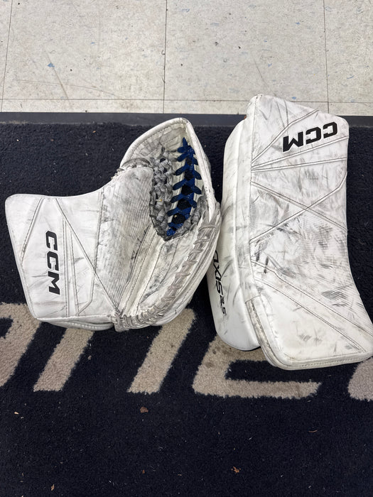 Used CCM Axis 2.5 Junior Catcher Blocker Set