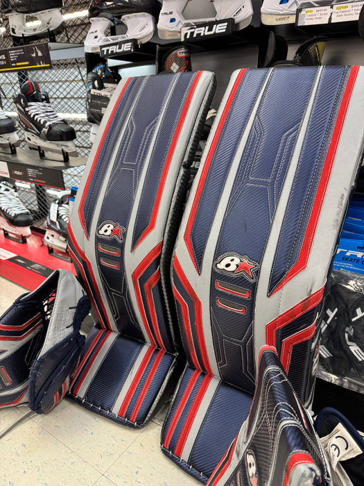 Used Brian’s Optik 3 Pro 35”+1” Goalie Set