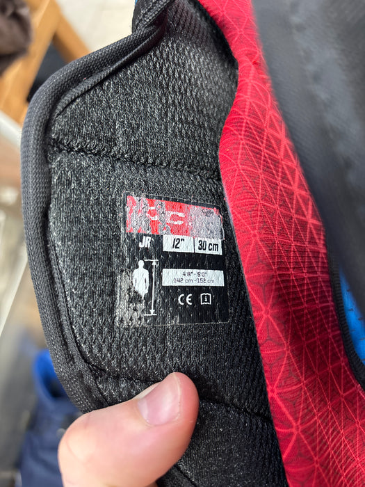 Used CCM JetSpeed FT680 12” Junior Shin Guard