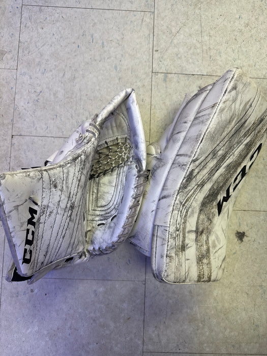 Used CCM Premier R1.5 Junior Catcher Blocker Set