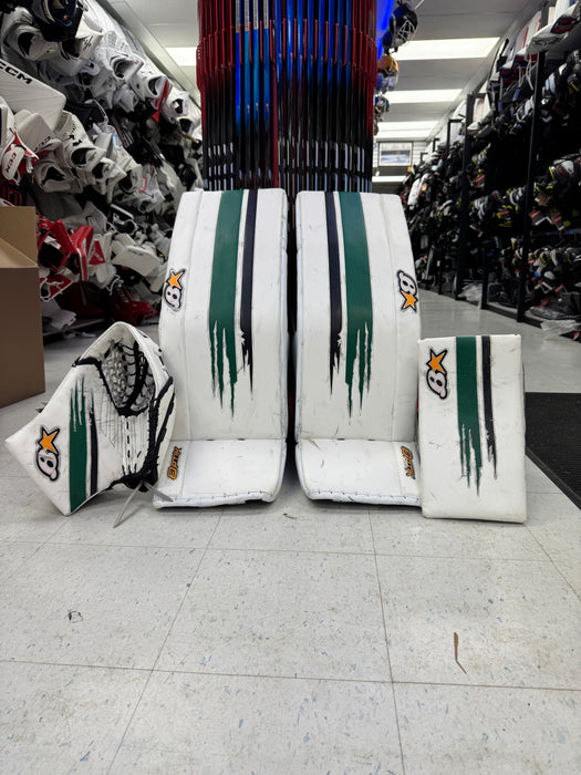 Used Brian’s Optik 3 33”+2” Goalie Set