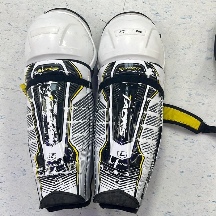 Used CCM SuperTacks 12” Shin Pads