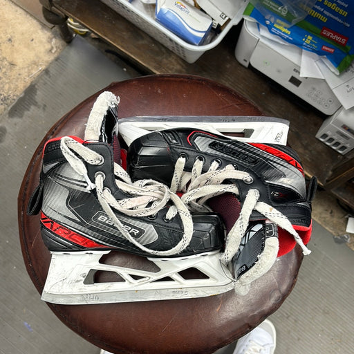 Used Bauer Vapor x2.7 Size 1.0 Junior Goal Skates