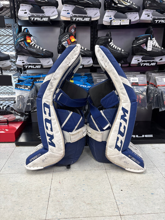 Used CCM EFlex 5.5 Senior 32"+1" Leg Pads