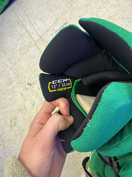 Toronto Maples Leafs Pro Stock CCM 13” Gloves - Der-Arguchintsev