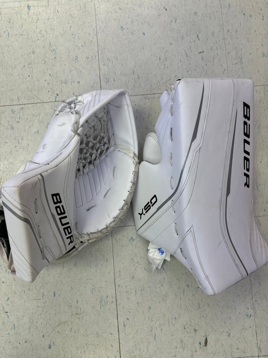 Used Bauer GSX Intermediate Blocker & Catcher Set