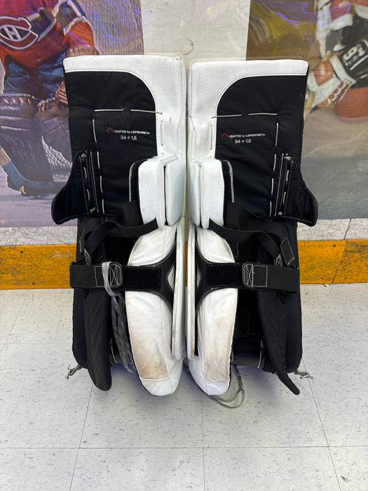 Used True Catalyst PX3 34+1.5” Goalie Leg Pads