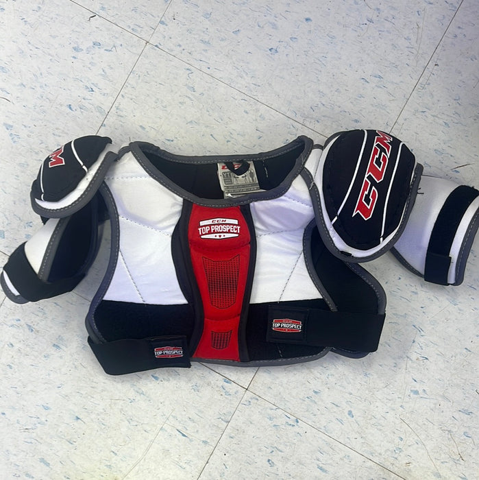 Used CCM Top Prospect Youth Large Shoulder Pads
