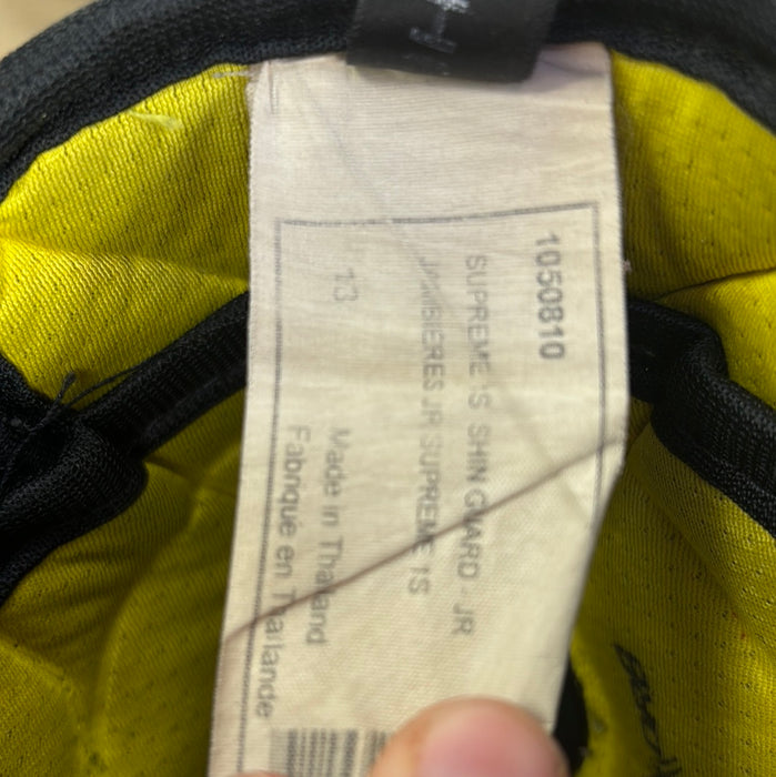 Used Bauer Supreme 1s 13” Junior Shin Guards