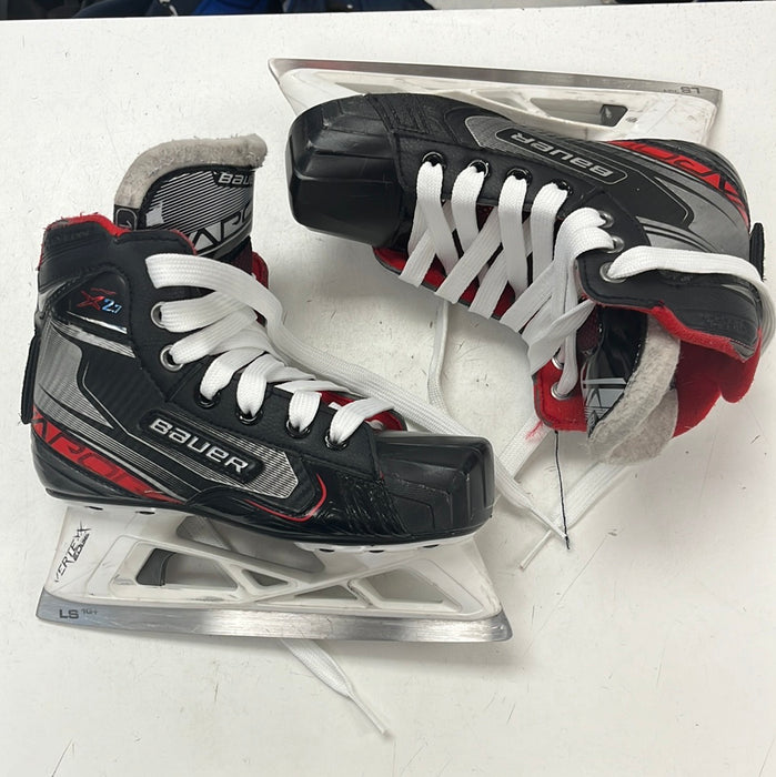 Used Bauer Vapor X2.7 Goal Skates size 1.5D