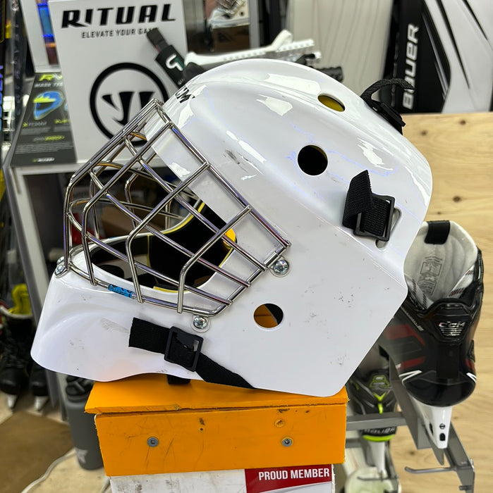 Used CCM Axis 1.5 Junior Goal Mask