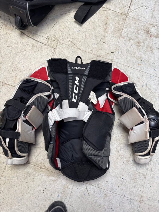 Used CCM EFLEX 5.5 Goal Chest Protector Junior Larger / X-Large