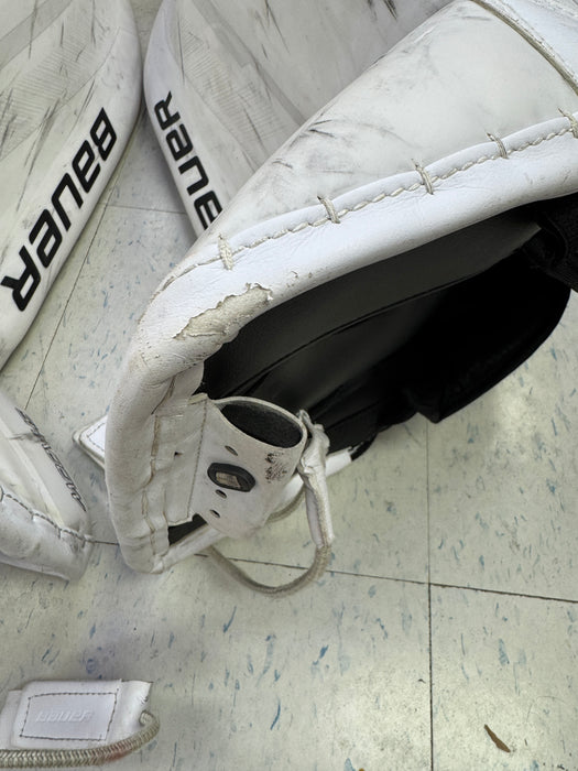 Used Pro Stock Bauer Shadow Leg Pads Senior Large