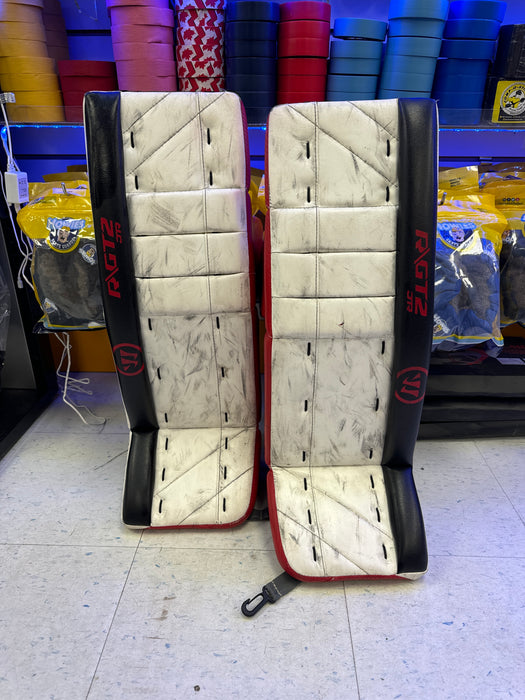 Used Warrior R\GT2 Junior 26+1” Goalie Leg Pad