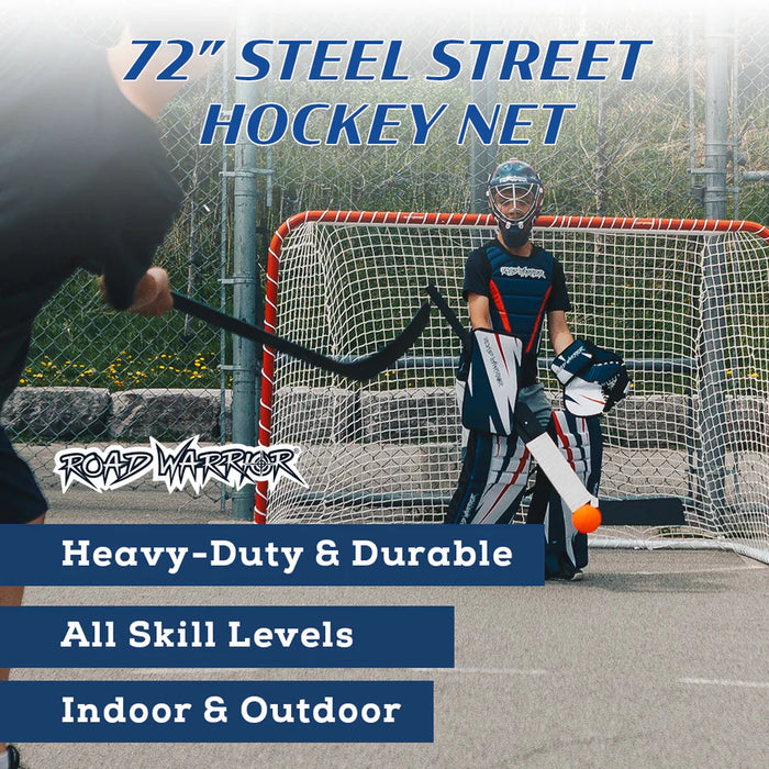 Road Warrior Steel Street Hockey Net