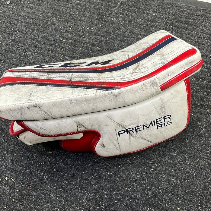 Used CCM Premier R1.5 Junior Catcher Blocker Set