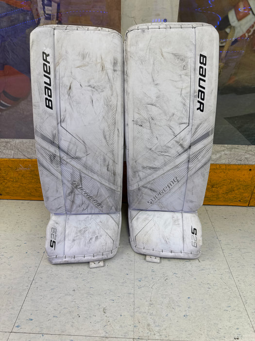 Used Bauer Supreme S29 Intermediate Small Goalie Pads